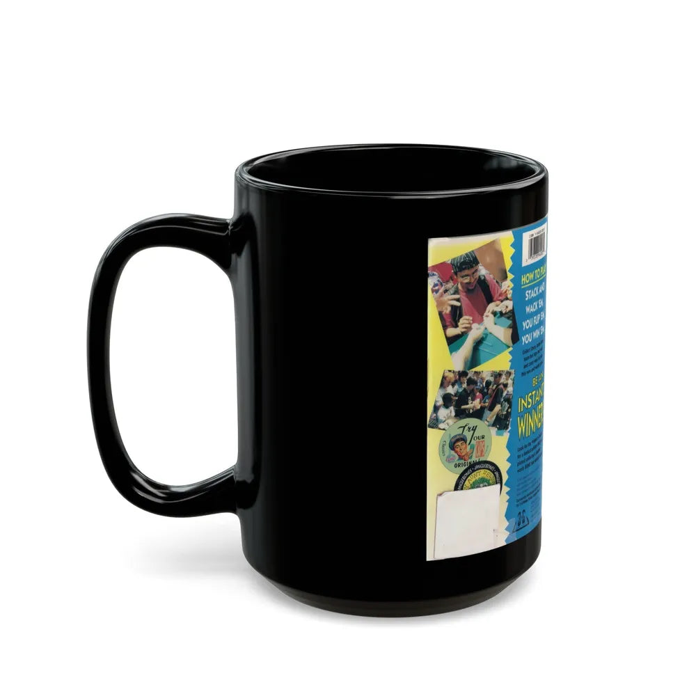 Milk Cap Mania Volume 1 (VHS COVER) - Black Coffee Mug-Go Mug Yourself