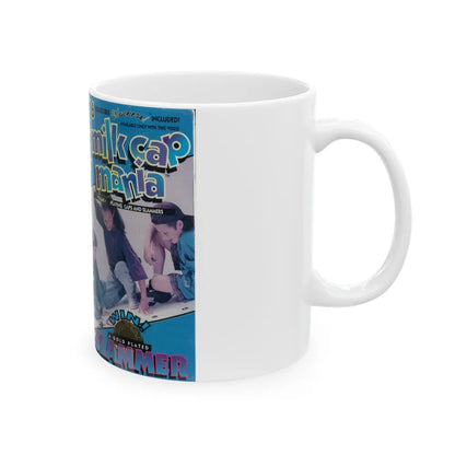 Milk Cap Mania Volume 1 (VHS COVER) - White Coffee Mug-Go Mug Yourself