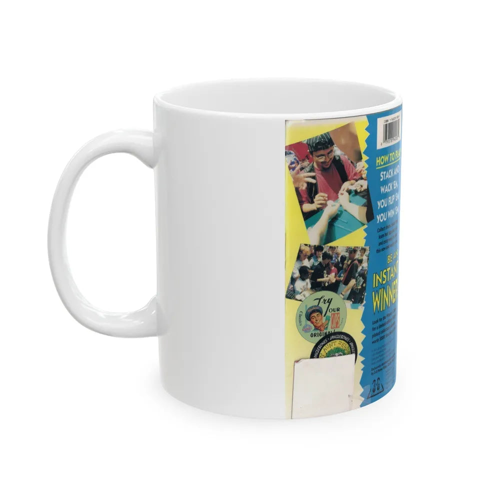 Milk Cap Mania Volume 1 (VHS COVER) - White Coffee Mug-Go Mug Yourself