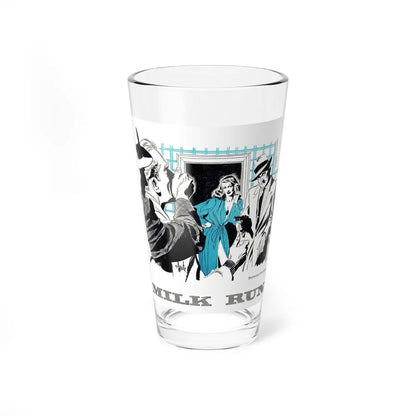 Milk Run (1), Bluebook, May 1953 (Magazine Illustration) Pint Glass 16oz-16oz-Go Mug Yourself