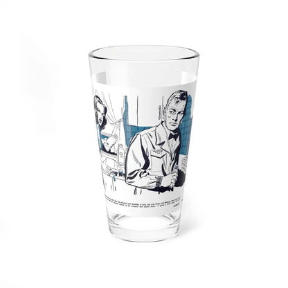 Milk Run (2), Bluebook, May 1953 (Magazine Illustration) Pint Glass 16oz-16oz-Go Mug Yourself