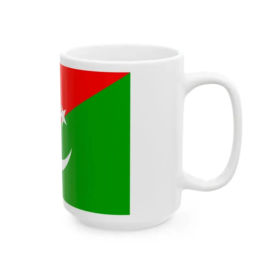 Millat Party Pakistan Flag (Pakistan) White Coffee Mug - Go Mug Yourself