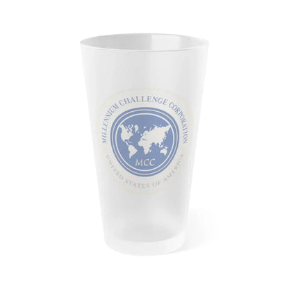 Millennium Challenge Corporation - Frosted Pint Glass 16oz 16oz Frosted - Go Mug Yourself