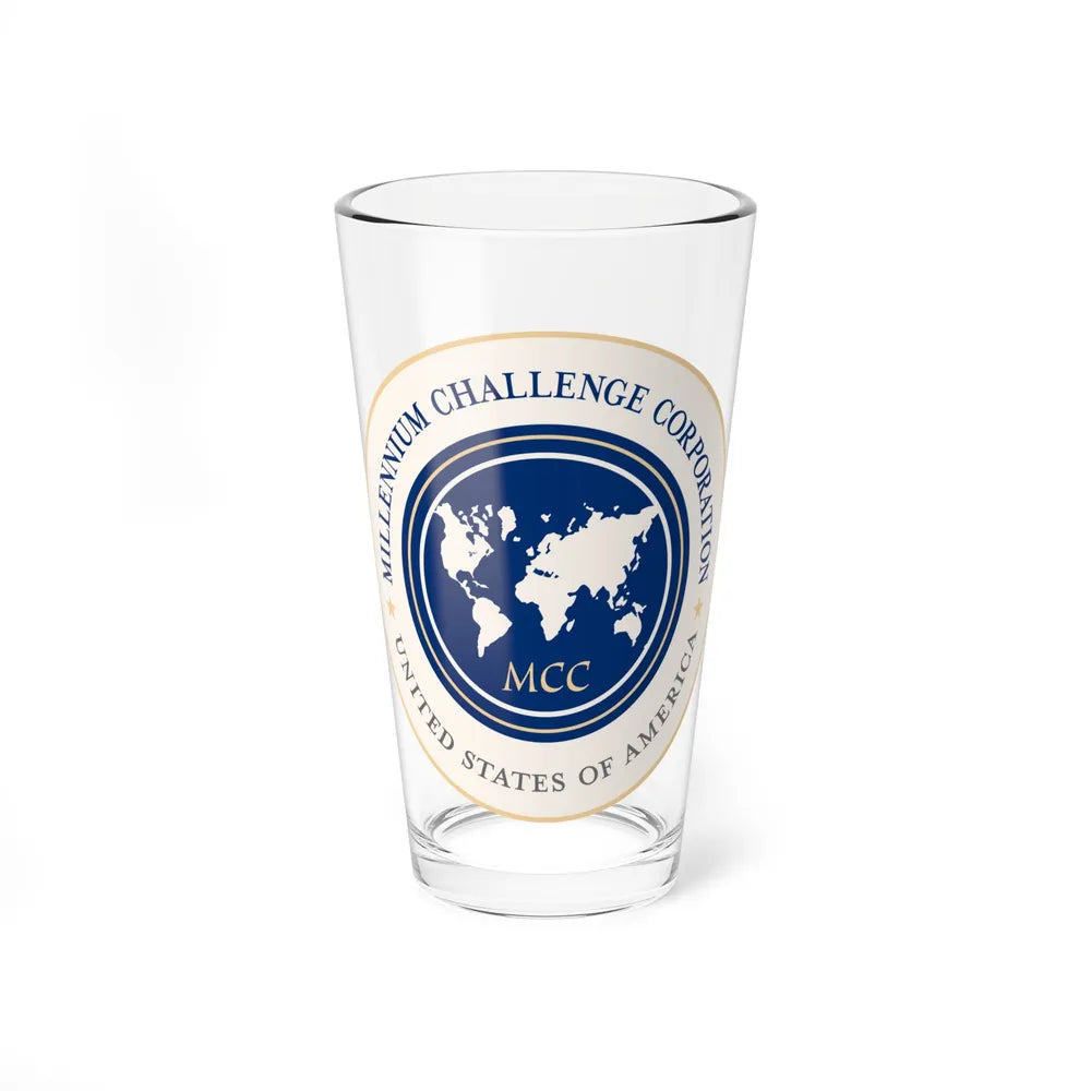 Millennium Challenge Corporation - Pint Glass 16oz-16oz-Go Mug Yourself