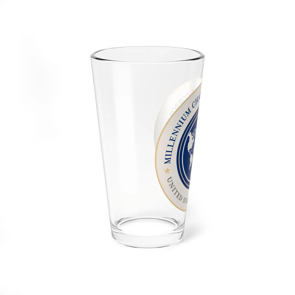 Millennium Challenge Corporation - Pint Glass 16oz-Go Mug Yourself