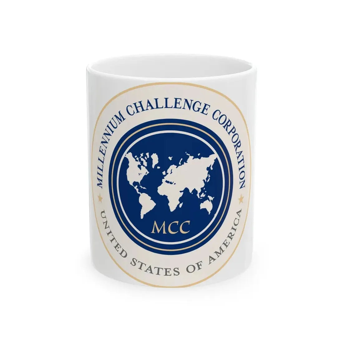 Millennium Challenge Corporation - White Coffee Mug 11oz - Go Mug Yourself
