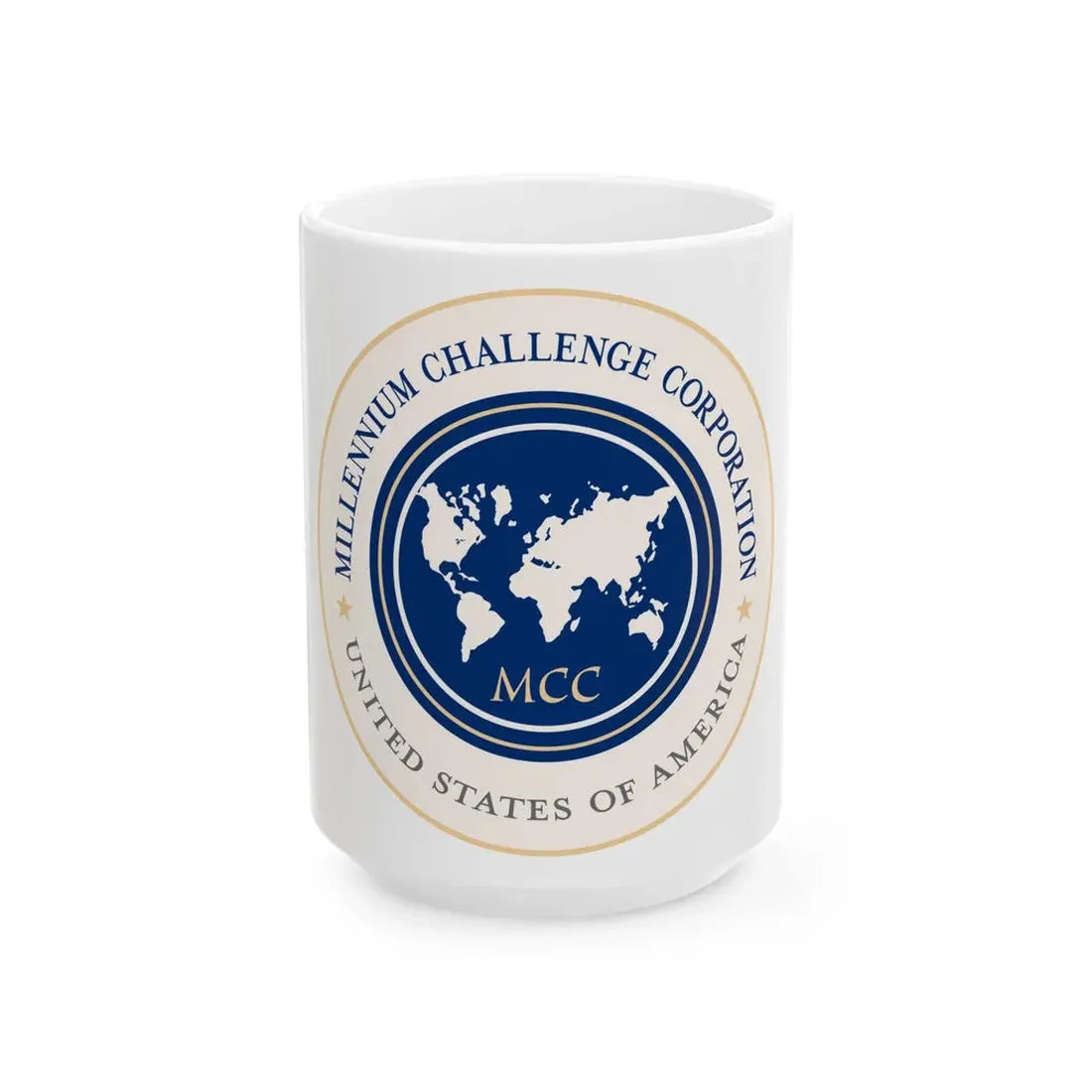 Millennium Challenge Corporation - White Coffee Mug 15oz - Go Mug Yourself