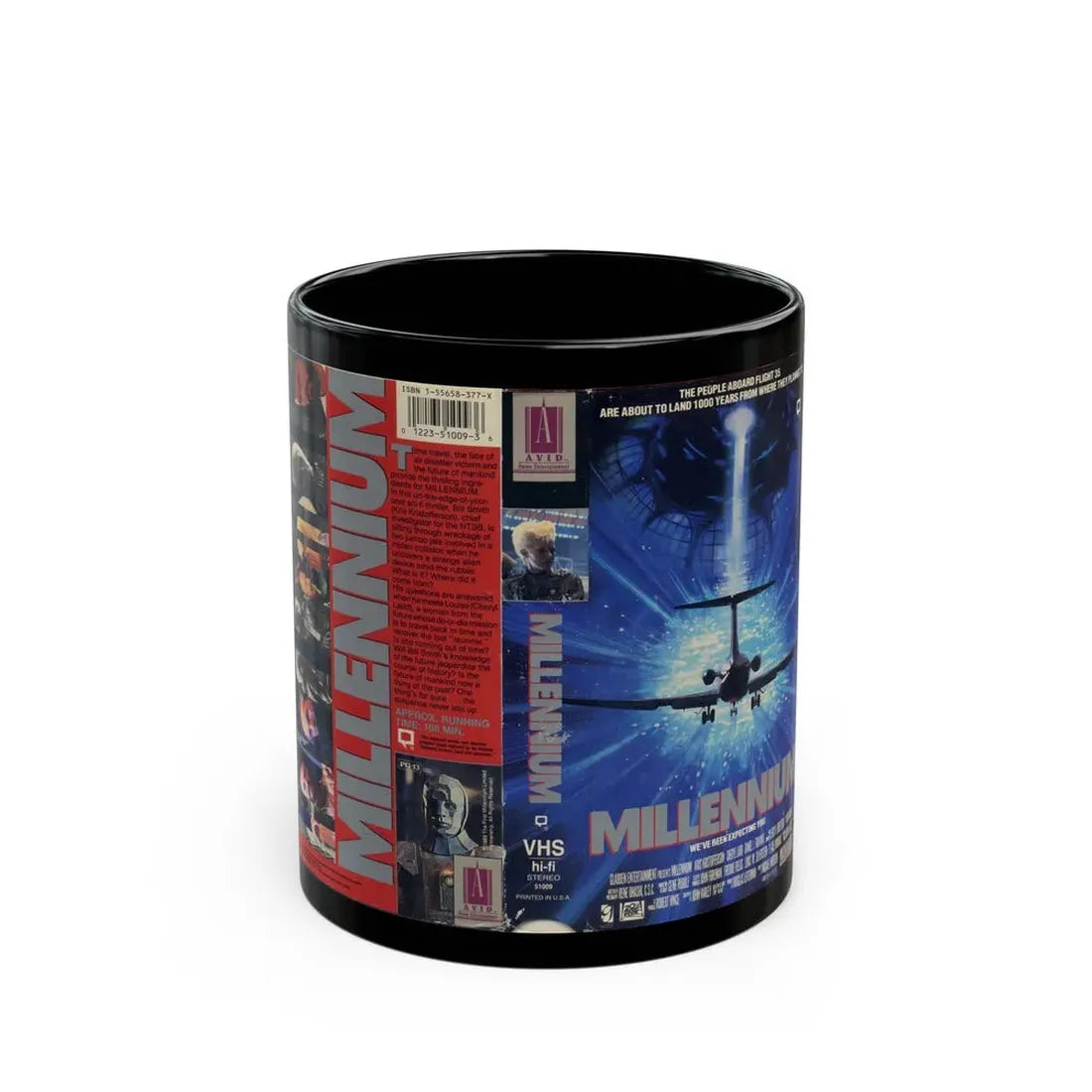 MILLENNIUM (VHS COVER) - Black Coffee Mug 11oz - Go Mug Yourself