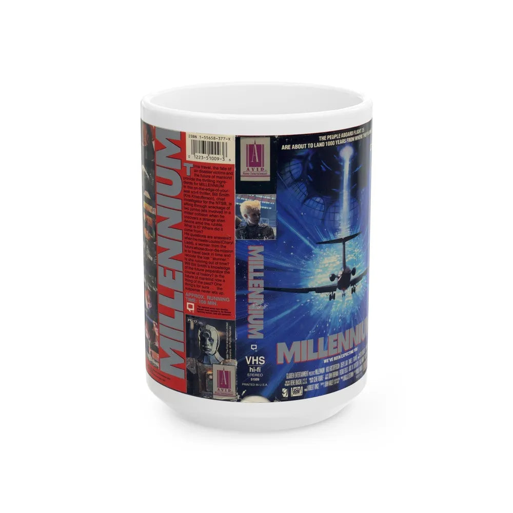 MILLENNIUM (VHS COVER) - White Coffee Mug-15oz-Go Mug Yourself