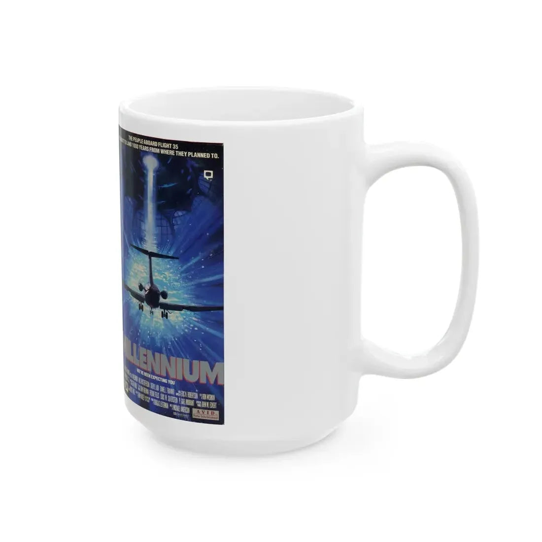 MILLENNIUM (VHS COVER) - White Coffee Mug - Go Mug Yourself
