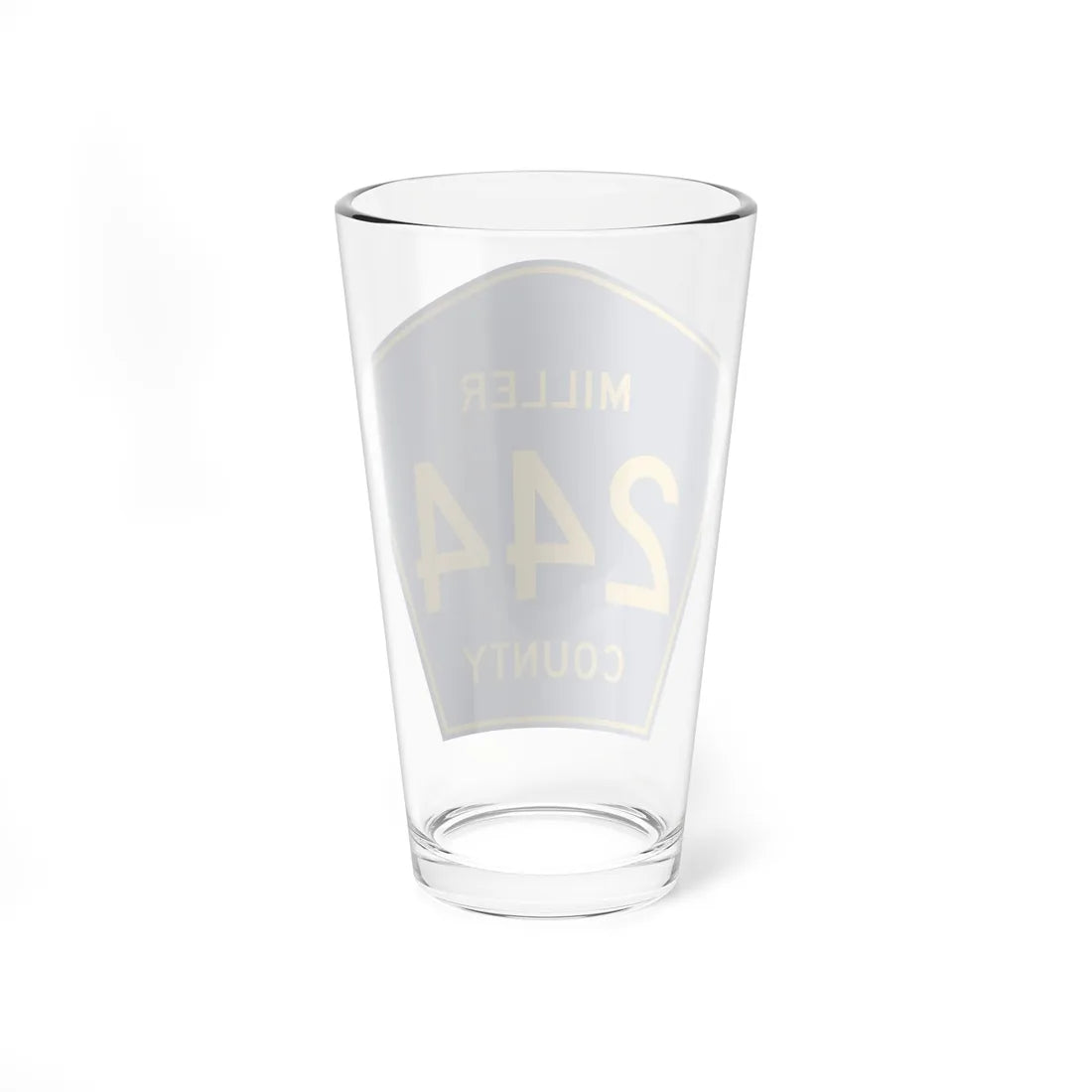 Miller County Route 244 AR (Arkansas) (Road Sign) Pint Glass 16oz - Go Mug Yourself