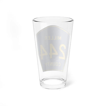 Miller County Route 244 AR (Arkansas) (Road Sign) Pint Glass 16oz - Go Mug Yourself