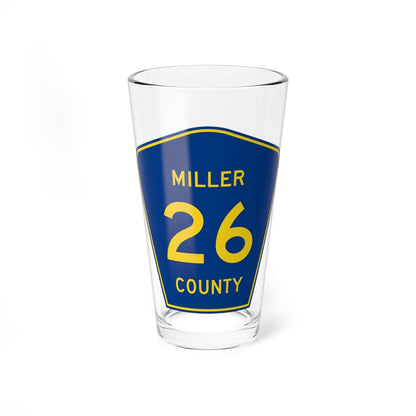 Miller County Route 26 AR (Arkansas) (Road Sign) Pint Glass 16oz 16oz - Go Mug Yourself