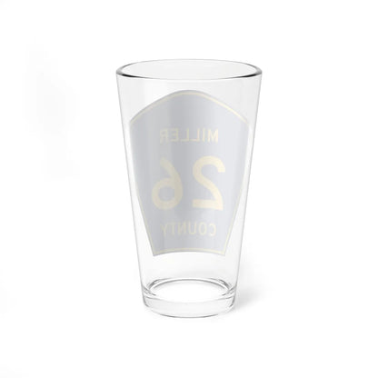 Miller County Route 26 AR (Arkansas) (Road Sign) Pint Glass 16oz - Go Mug Yourself