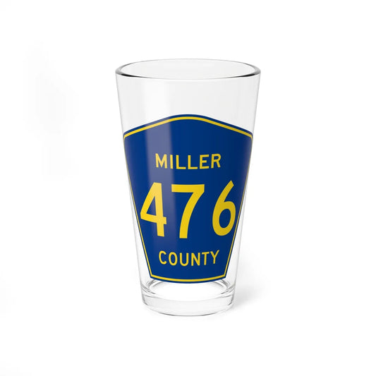 Miller County Route 476 AR (Arkansas) (Road Sign) Pint Glass 16oz 16oz - Go Mug Yourself