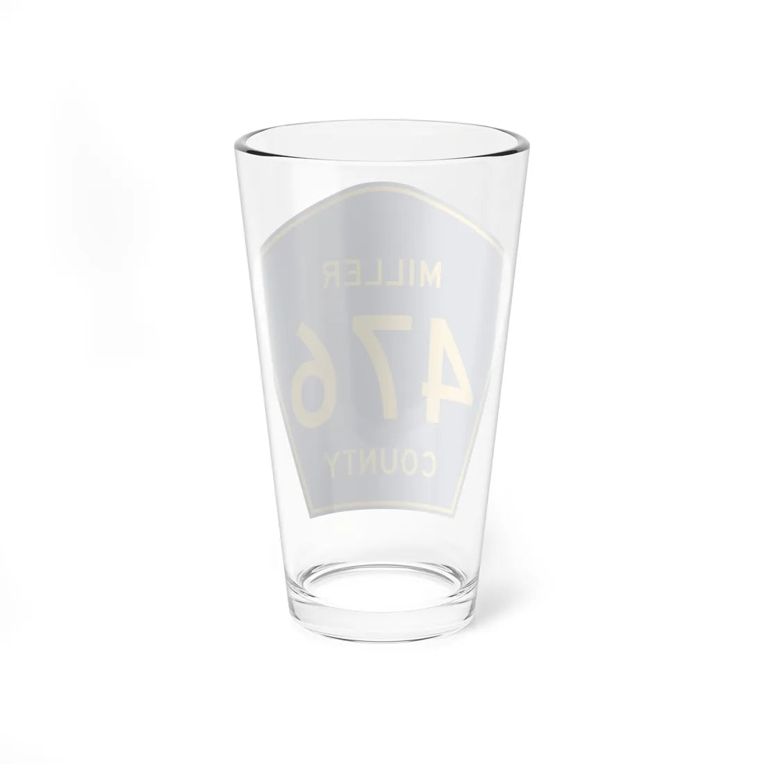 Miller County Route 476 AR (Arkansas) (Road Sign) Pint Glass 16oz - Go Mug Yourself