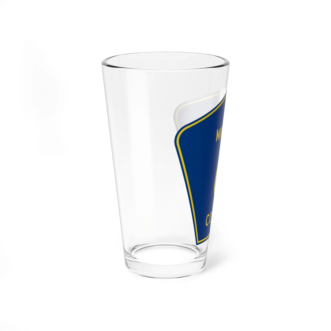 Miller County Route 6 AR (Arkansas) (Road Sign) Pint Glass 16oz - Go Mug Yourself