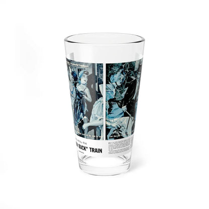 Million Buck Train, Real Adventure, January 1961 (Magazine Illustration) Pint Glass 16oz-16oz-Go Mug Yourself