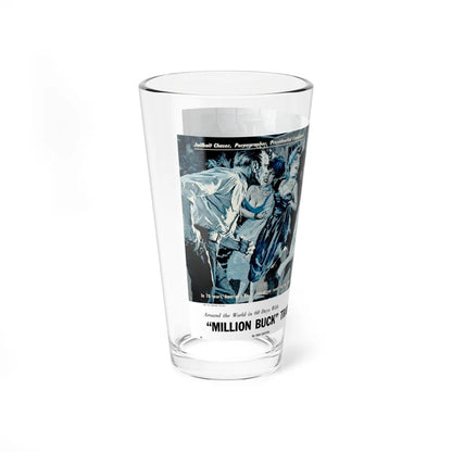 Million Buck Train, Real Adventure, January 1961 (Magazine Illustration) Pint Glass 16oz-Go Mug Yourself