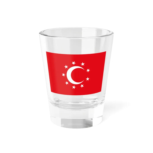 Milliyetci Calısma Partisi bayragı (Turkey) Shot Glass 1.5oz 1.5oz - Go Mug Yourself