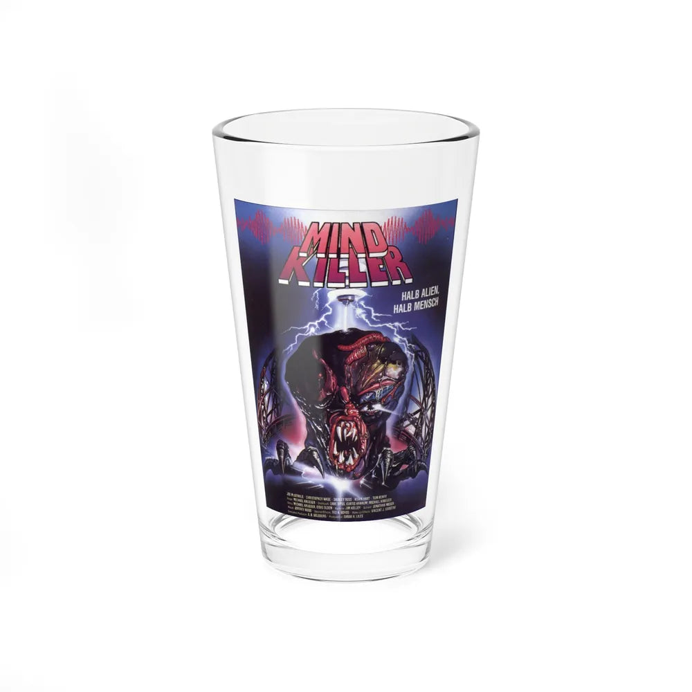 MIND KILLER 1987 Movie Poster - Pint Glass 16oz-16oz-Go Mug Yourself