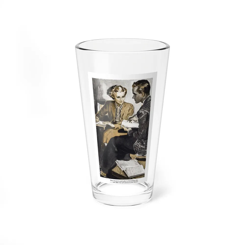 Mind Over Matter (1), The American Magazine, December 1937 (Magazine Illustration) Pint Glass 16oz-16oz-Go Mug Yourself