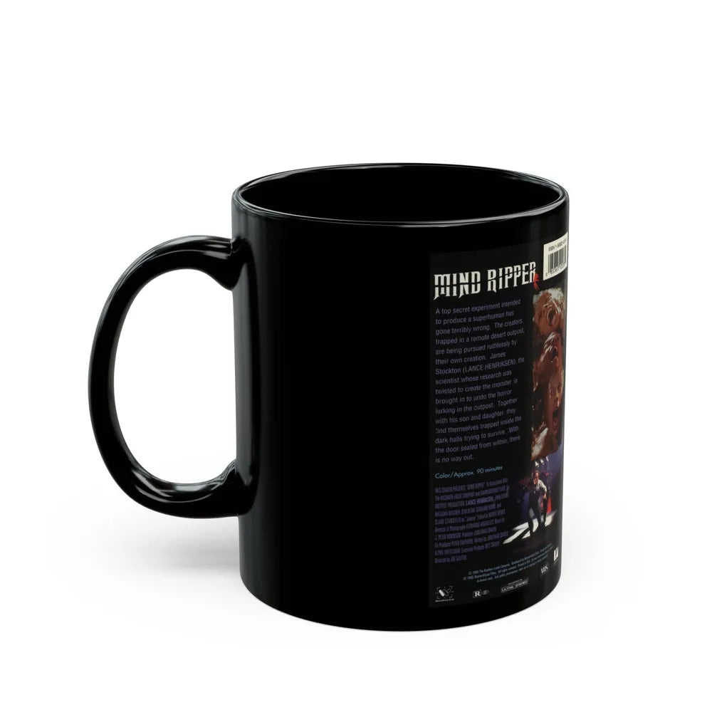 MIND RIPPER (VHS COVER) - Black Coffee Mug-Go Mug Yourself