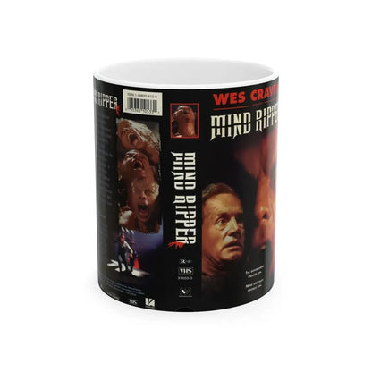 MIND RIPPER (VHS COVER) - White Coffee Mug 11oz - Go Mug Yourself