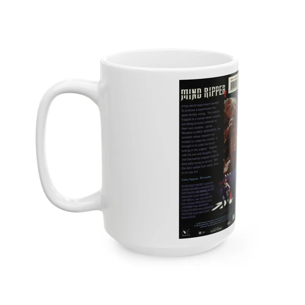 MIND RIPPER (VHS COVER) - White Coffee Mug-Go Mug Yourself