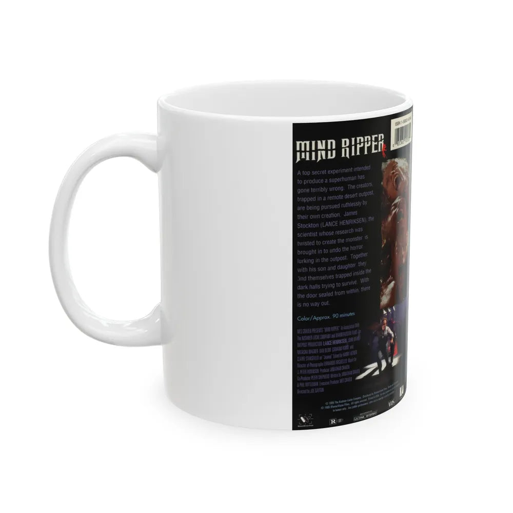 MIND RIPPER (VHS COVER) - White Coffee Mug-Go Mug Yourself