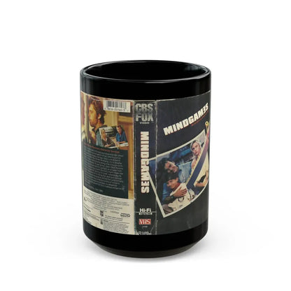 MINDGAMES (VHS COVER) - Black Coffee Mug 15oz - Go Mug Yourself