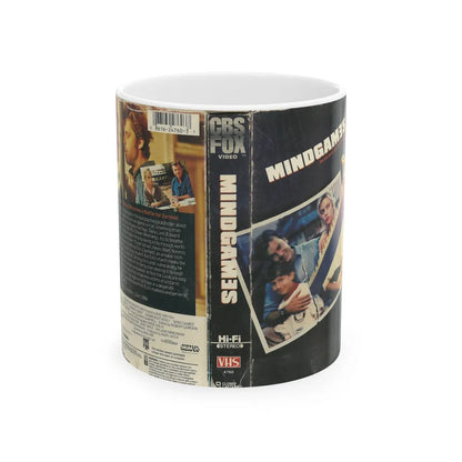 MINDGAMES (VHS COVER) - White Coffee Mug-11oz-Go Mug Yourself