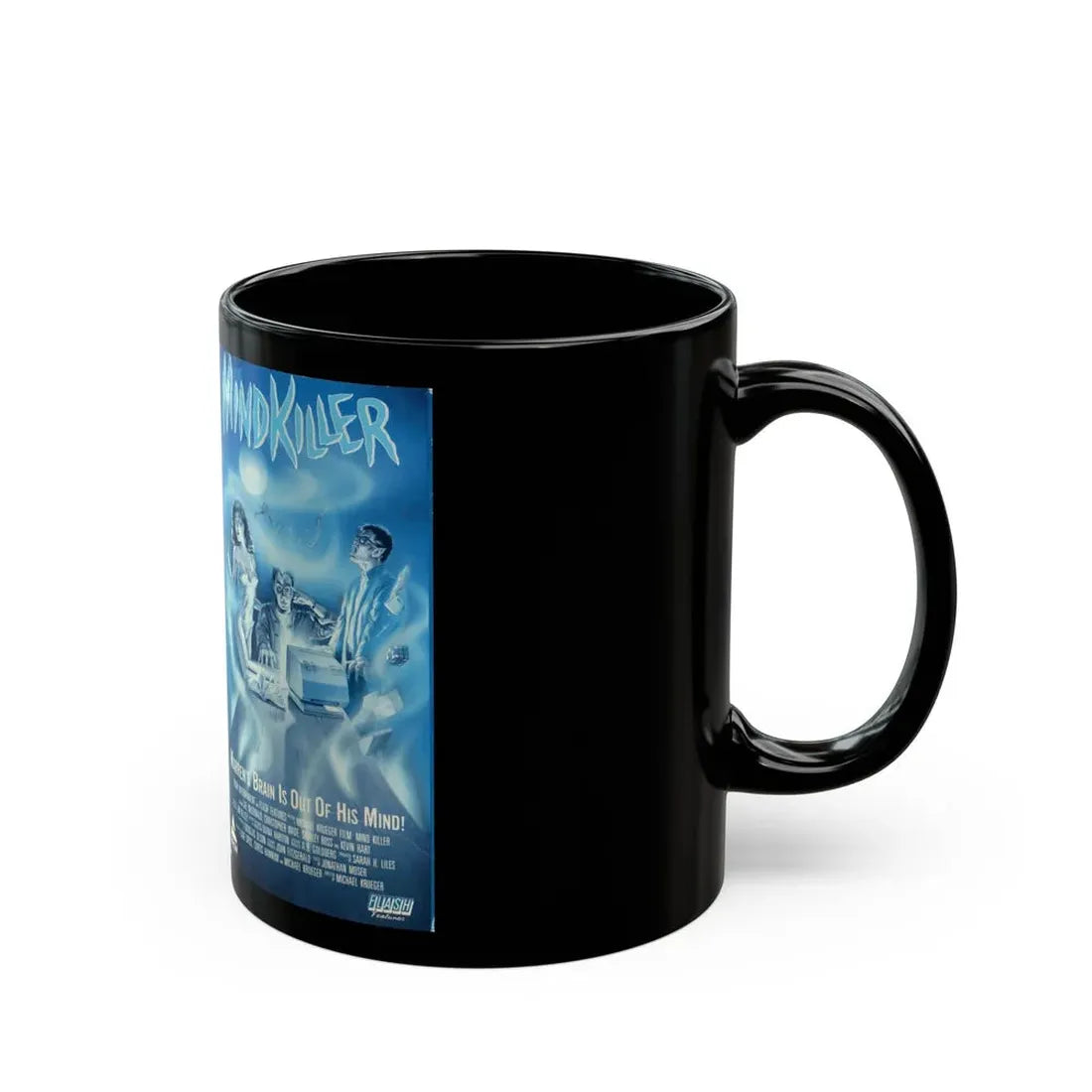 MINDKILLER (VHS COVER) - Black Coffee Mug - Go Mug Yourself