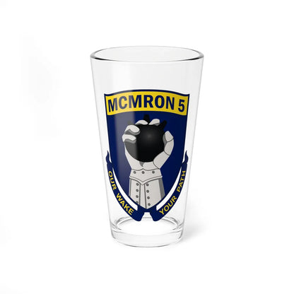 Mine Countermeasures Squadron Five (U.S. Navy) Pint Glass 16oz-16oz-Go Mug Yourself