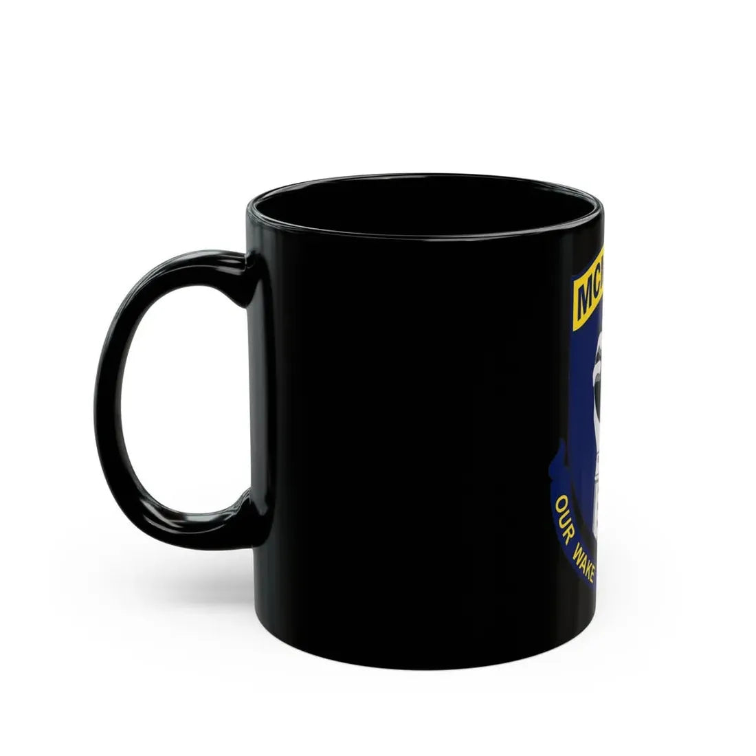 Mine Countermeasures Squadron Five (U.S. Navy) Black Coffee Mug - Go Mug Yourself