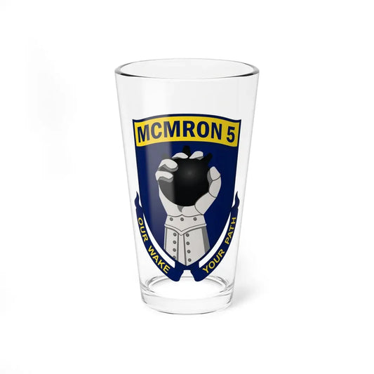 Mine Countermeasures Squadron Five (U.S. Navy) Pint Glass 16oz 16oz - Go Mug Yourself