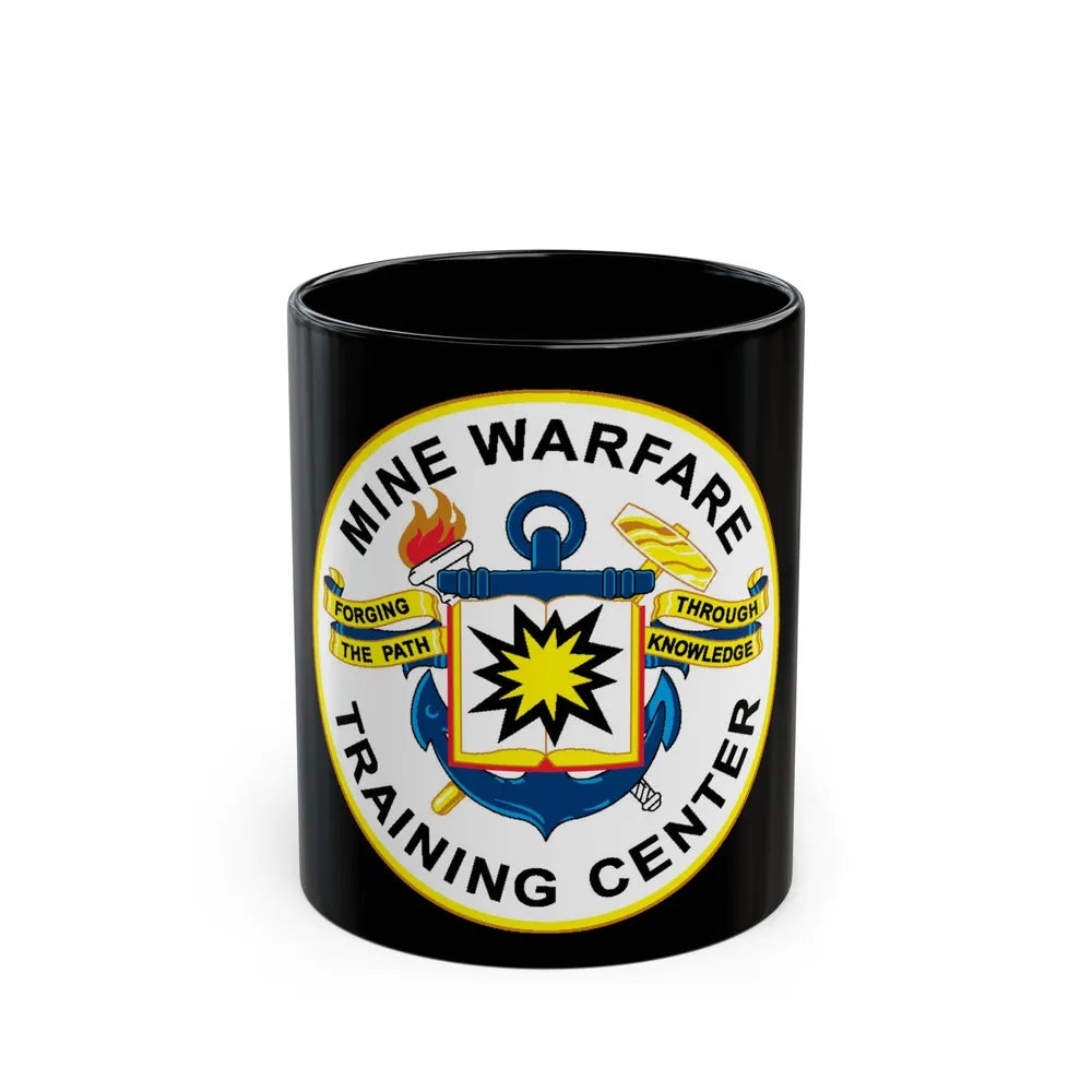 Mine Warfare Training Center (U.S. Navy) Black Coffee Mug-11oz-Go Mug Yourself