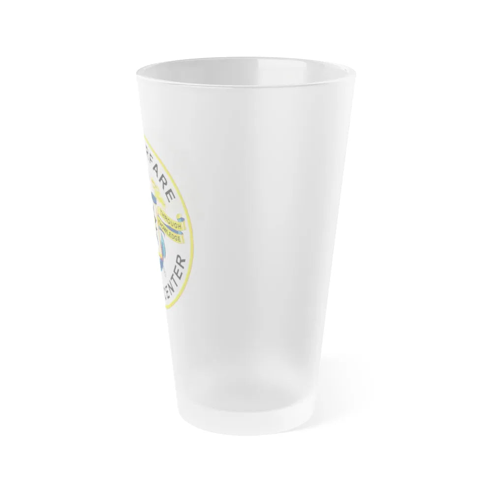 Mine Warfare Training Center (U.S. Navy) Frosted Pint Glass 16oz-Go Mug Yourself