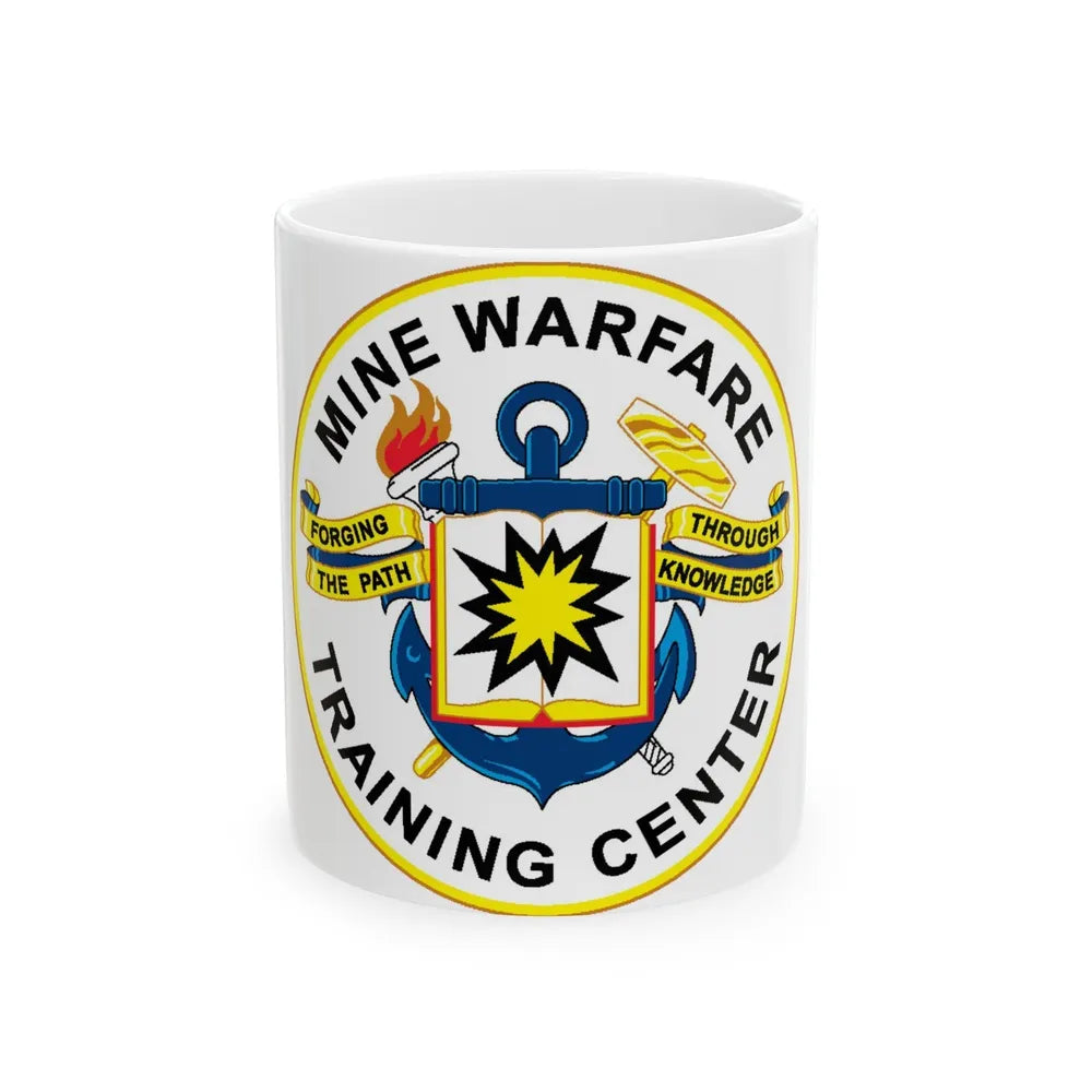 Mine Warfare Training Center (U.S. Navy) White Coffee Mug-11oz-Go Mug Yourself