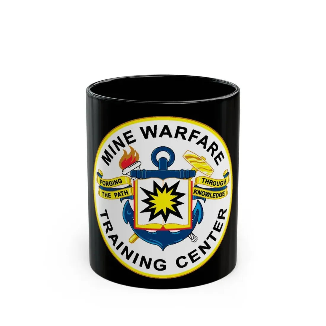 Mine Warfare Training Center (U.S. Navy) Black Coffee Mug 11oz - Go Mug Yourself