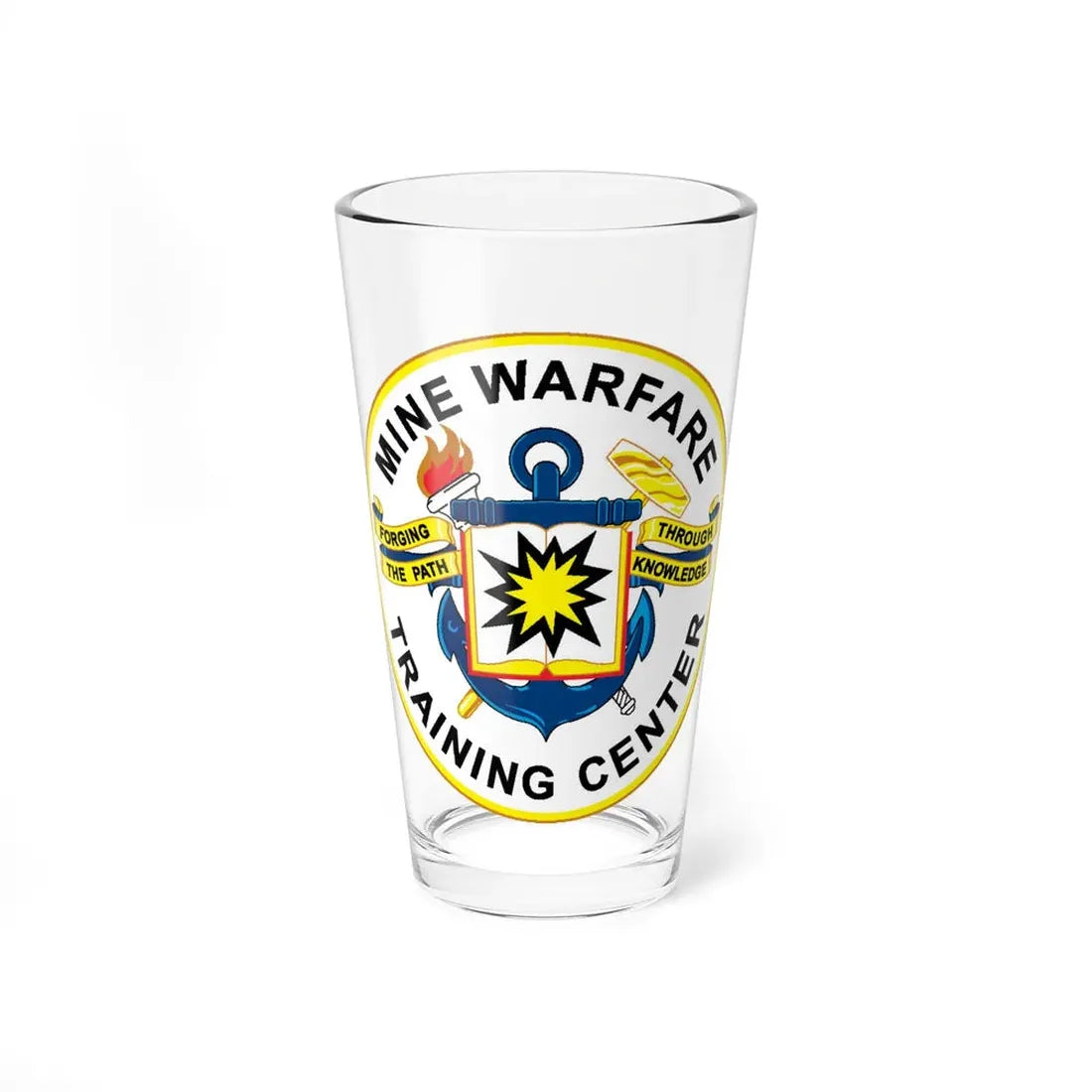 Mine Warfare Training Center (U.S. Navy) Pint Glass 16oz 16oz - Go Mug Yourself
