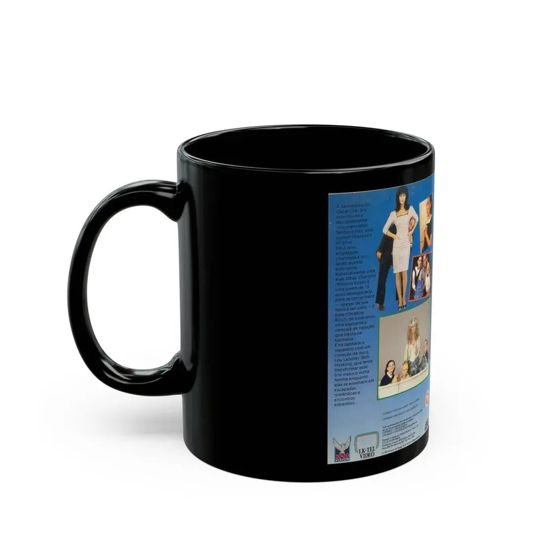 MINHA MAE E UMA SEREIA MERMAIDS (VHS COVER) - Black Coffee Mug - Go Mug Yourself