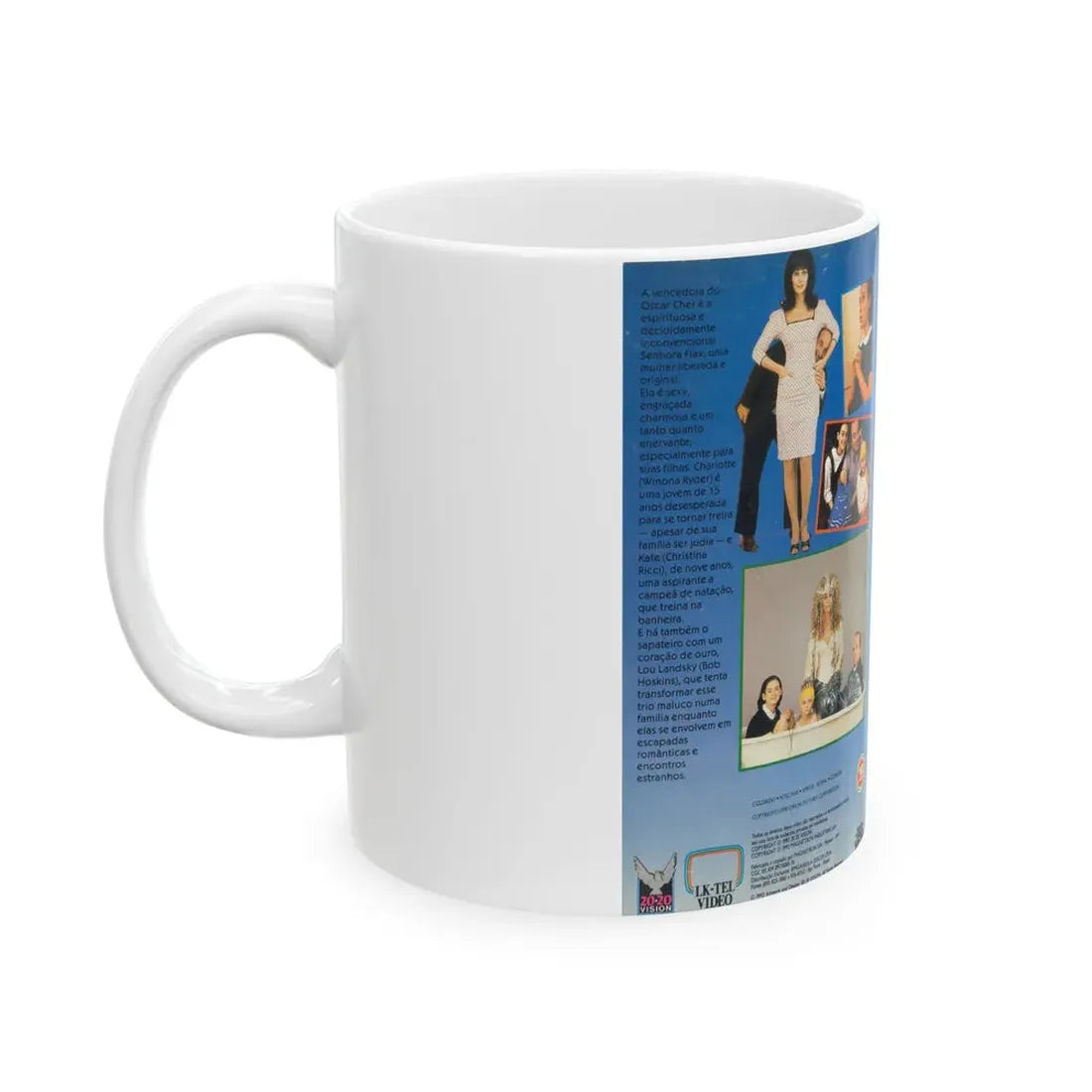 MINHA MAE E UMA SEREIA MERMAIDS (VHS COVER) - White Coffee Mug - Go Mug Yourself
