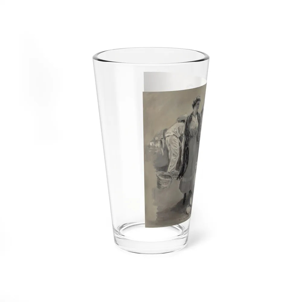 Mining Beauty, probable interior illustration, 1911 (Magazine Illustration) Pint Glass 16oz-Go Mug Yourself