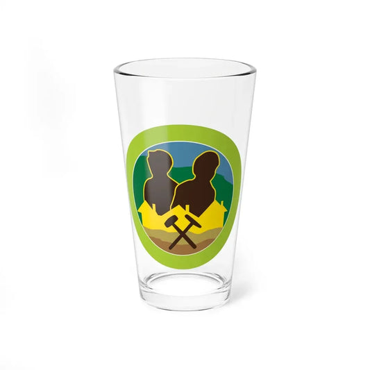 Mining in Society (Boy Scout Merit Badge) Pint Glass 16oz 16oz - Go Mug Yourself