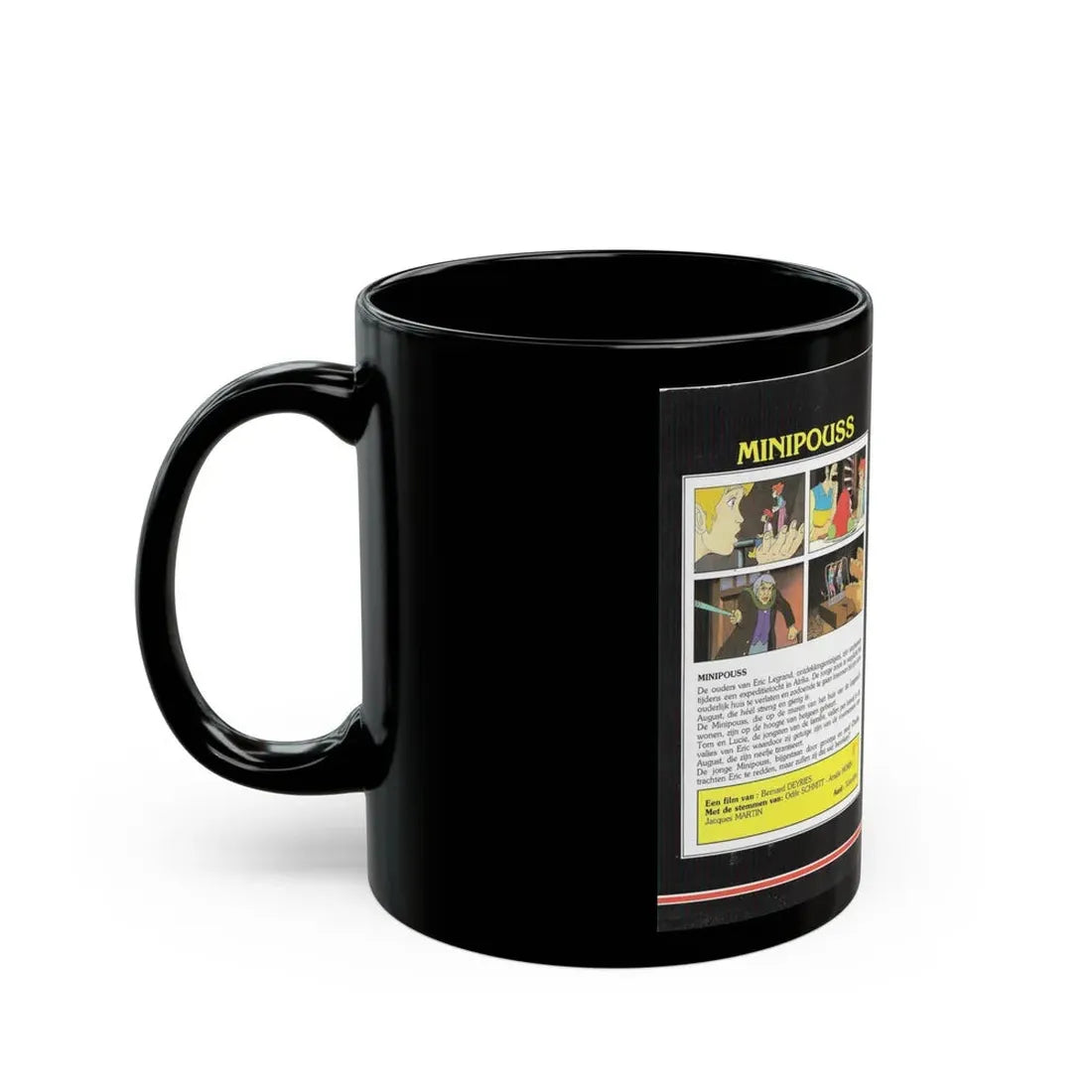 MINIPOUSS THE LITTLES (VHS COVER) - Black Coffee Mug - Go Mug Yourself