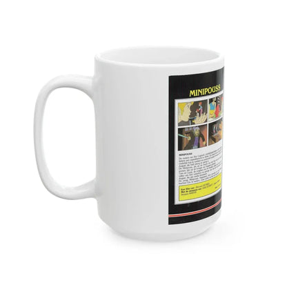 MINIPOUSS THE LITTLES (VHS COVER) - White Coffee Mug - Go Mug Yourself