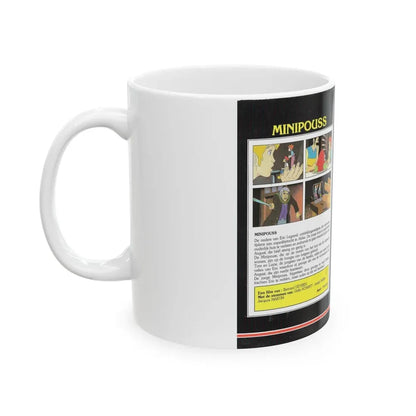 MINIPOUSS THE LITTLES (VHS COVER) - White Coffee Mug - Go Mug Yourself