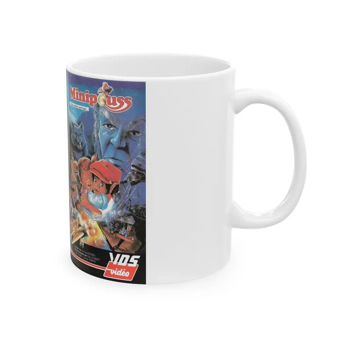 MINIPOUSS THE LITTLES (VHS COVER) - White Coffee Mug - Go Mug Yourself
