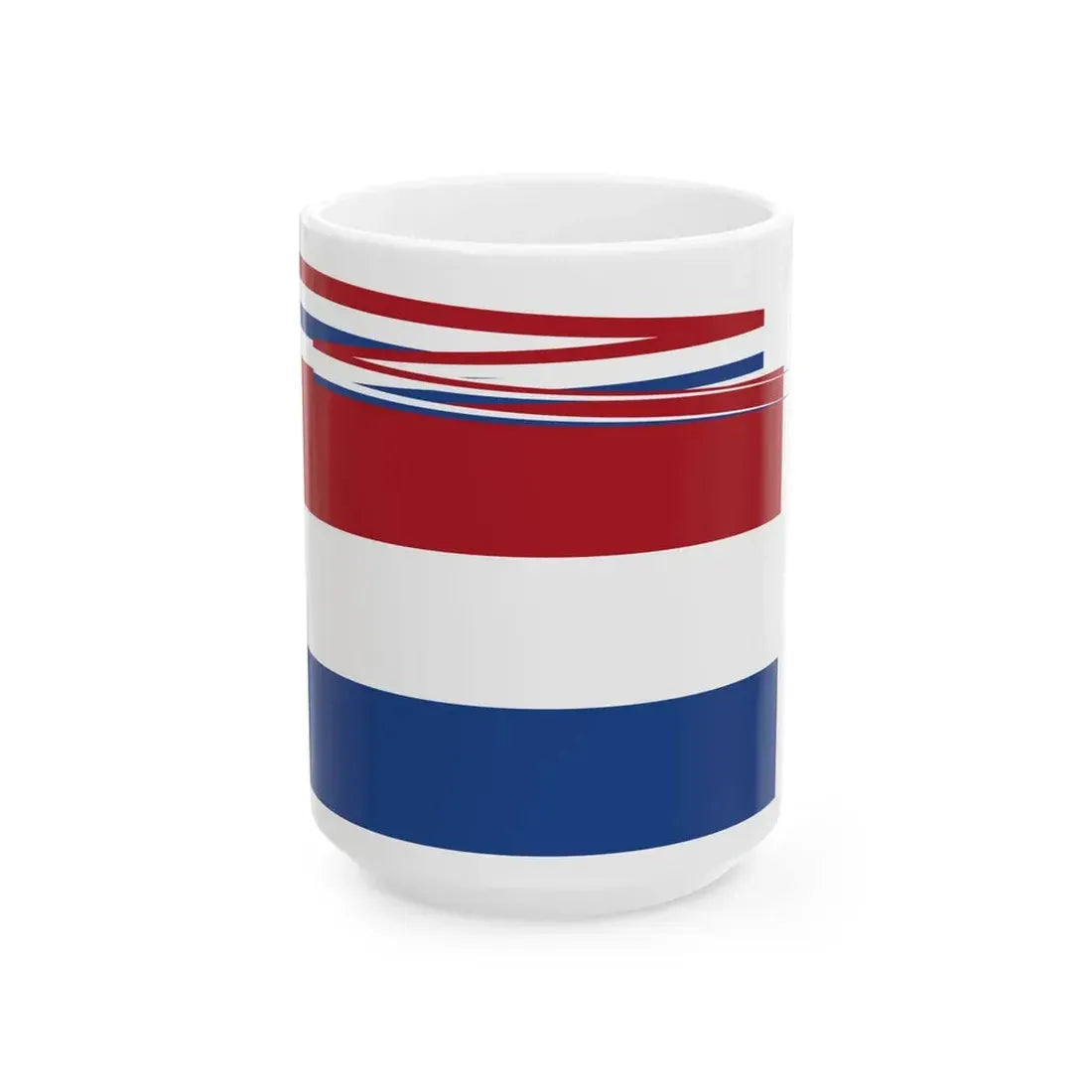 Minister van Marine vlag en wimpel (Netherlands) White Coffee Mug 15oz - Go Mug Yourself
